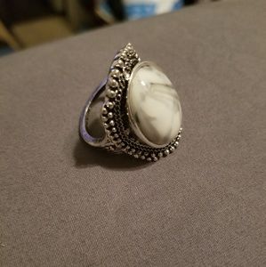 Marble Statement Fashion Ring